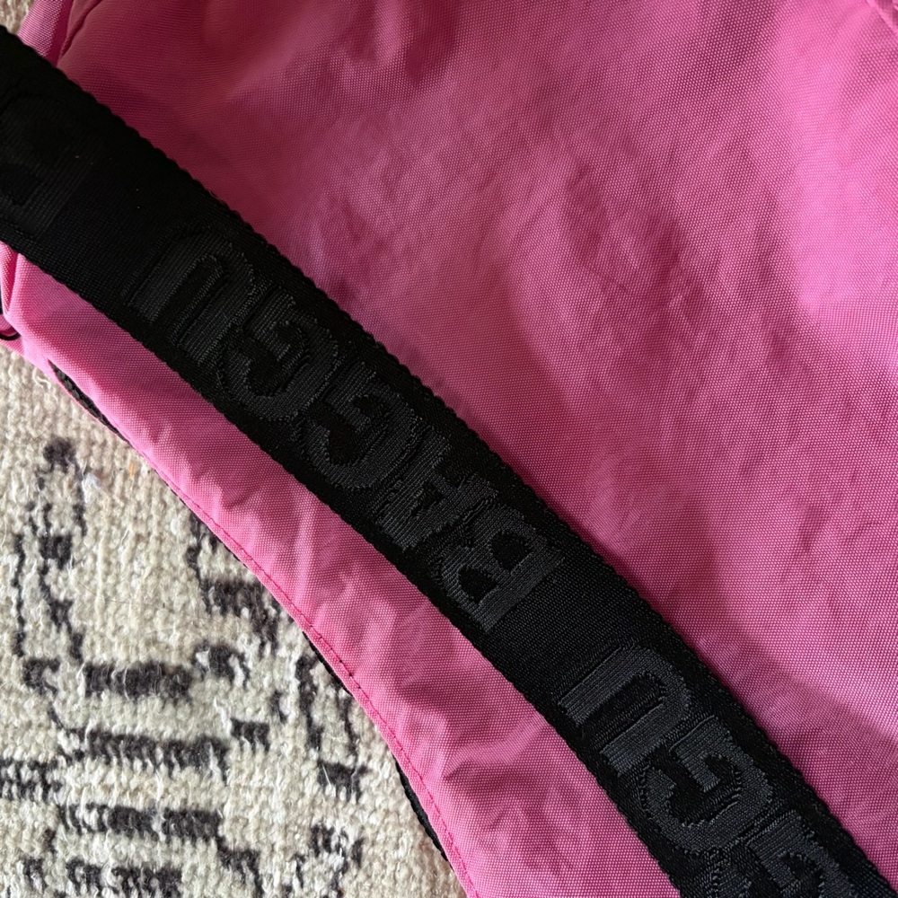 BAGGU Medium Nylon Crescent Bag Azalea Pink - Picture 6 of 6